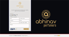 Desktop Screenshot of abhinavperfumers.com